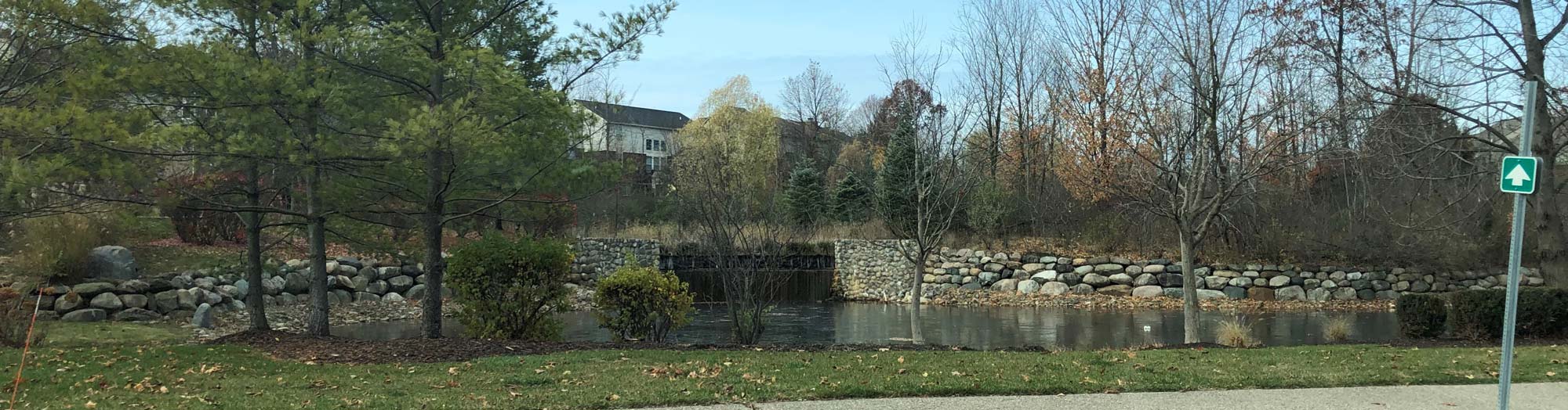 Neighborhood water feature